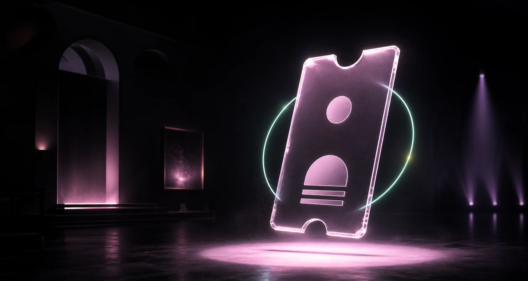 Neon District Block Party event poster